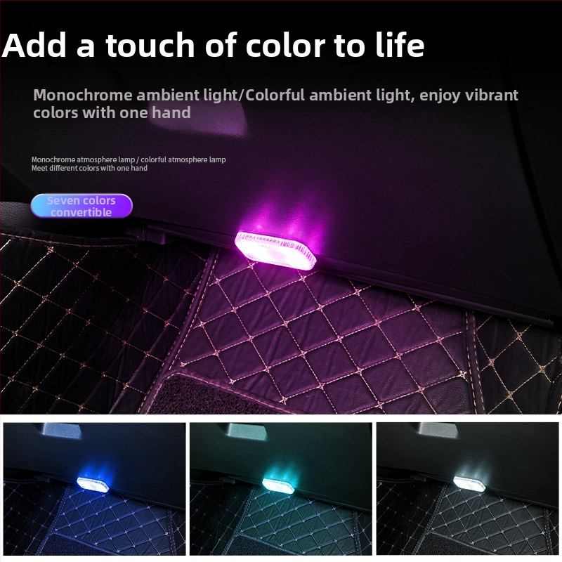 Mini LED svetlo na strechu, dobíjateľné, bez vedenia, bez demontáže, viacúčelové ambientné svetlo s úložnou kapsou, dotykové svetlo