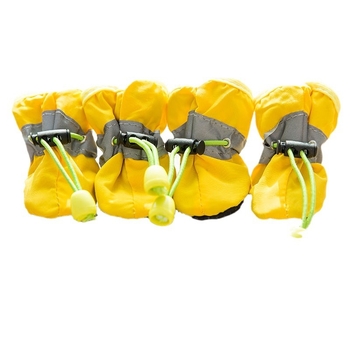 Topánky pre psov s mäkkou podrážkou, syntetická koža, odolné voči opotrebovaniu, karikatúrny štýl, univerzálne použitie (Model FBX888)