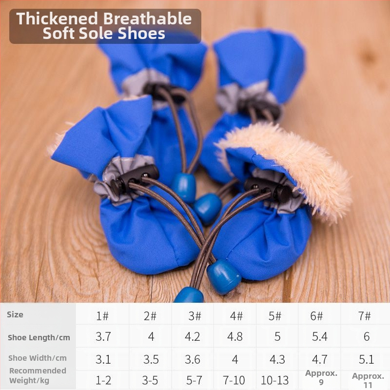 Topánky pre psov s mäkkou podrážkou, syntetická koža, odolné voči opotrebovaniu, karikatúrny štýl, univerzálne použitie (Model FBX888)