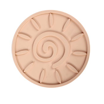 Silikónové kruhové podložky pod taniere – teplovzdorné, jednofarebný dizajn, Ainori, uvedené 2023