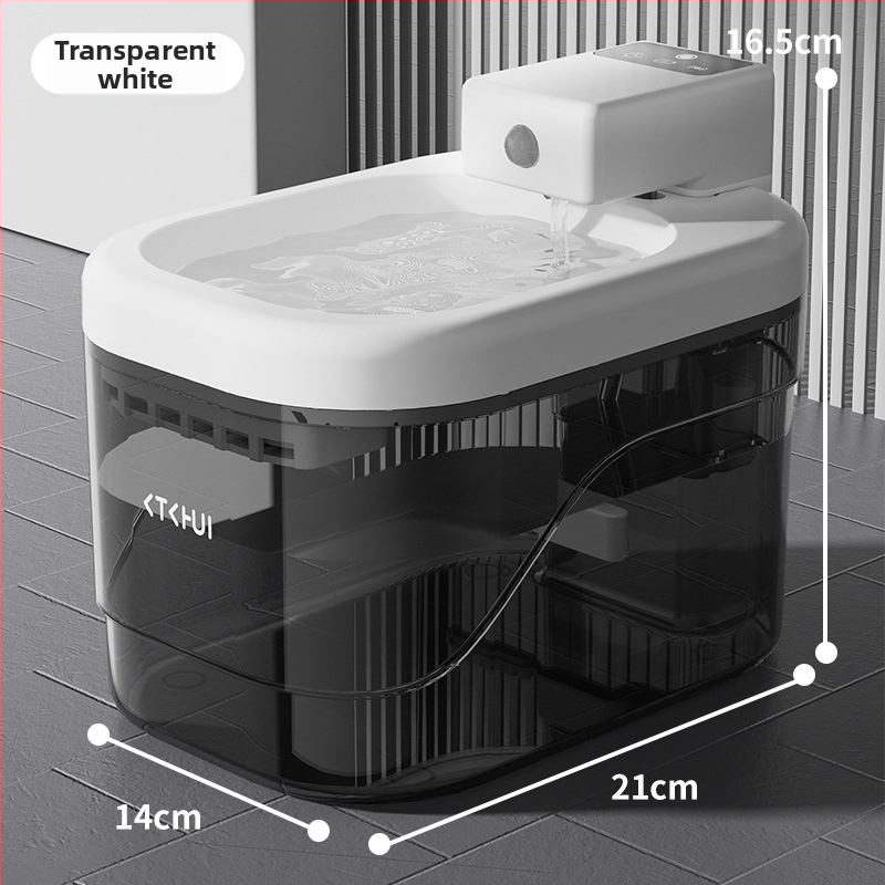 Zásobník na vodu pre mačky a psy s inteligentným senzorom, tichým filtrom, automatické dodávanie vody, odnímateľný dizajn, podpora aplikácie