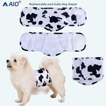 Pánske psie plienky nohavice, opakovane použiteľné, polyester, štýl európsko-americký, značka AIO, kód SP2404035