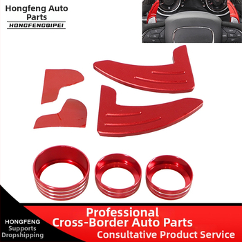 SW-1052: Dekoratívne krytky radiacej páky a tlačidla štartu pre Dodge Challenger 2015–2021; spracovanie na objednávku; značka sade; licencovaná súkromná značka