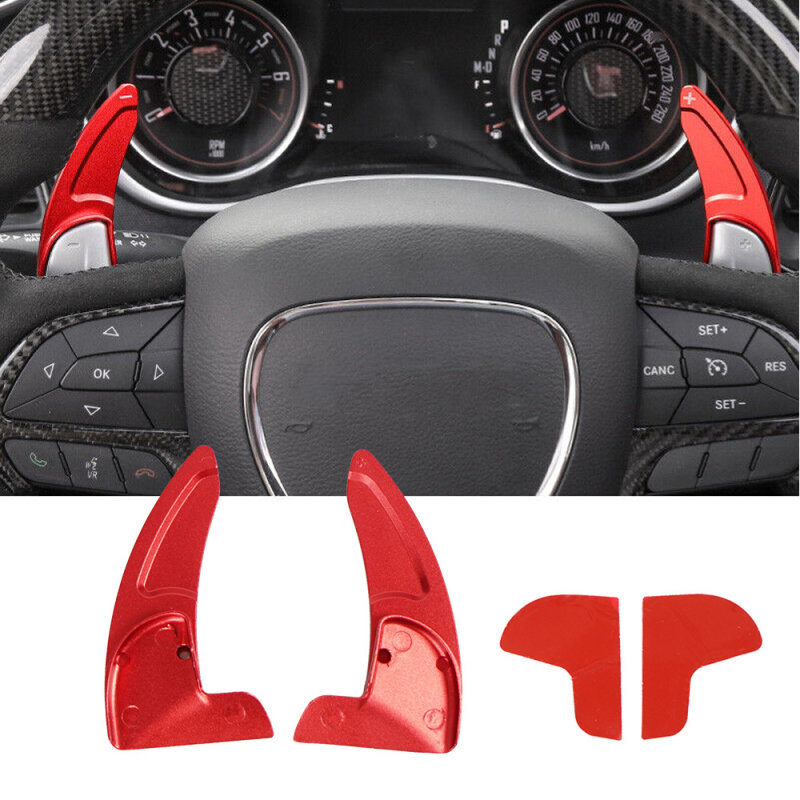 SW-1052: Dekoratívne krytky radiacej páky a tlačidla štartu pre Dodge Challenger 2015–2021; spracovanie na objednávku; značka sade; licencovaná súkromná značka