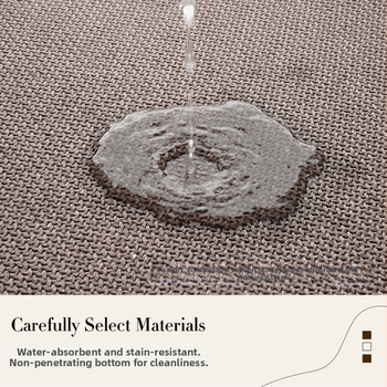 Ovalný kúpeľňový koberec z polyestera — tlačený dizajn, umývateľný, moderný minimalistický štýl