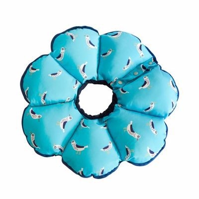 Elizabethánsky golier pre psa, proti olizovaniu a škrabaniu, vzor slnečnice, polyester, značka ibeans