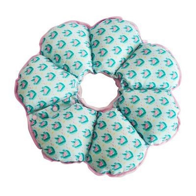 Elizabethánsky golier pre psa, proti olizovaniu a škrabaniu, vzor slnečnice, polyester, značka ibeans