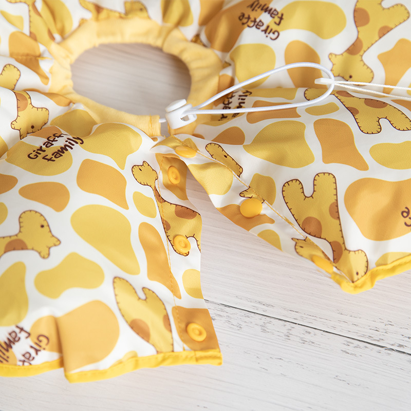 Elizabethánsky golier pre psa, proti olizovaniu a škrabaniu, vzor slnečnice, polyester, značka ibeans