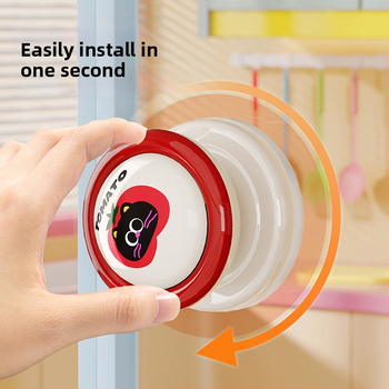 Cookie úchyt dverí s vákuovou pumpou na sklo - tlačenie/ťahanie, ABS, vstrekovanie, domáce použitie