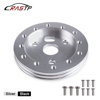 Hliníkový adaptér na stred volantu, prechod z 6 otvorov na 3 otvory, pre väčšinu modelov áut, model STW023, značka RASTP