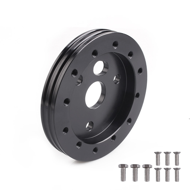 Hliníkový adaptér na stred volantu, prechod z 6 otvorov na 3 otvory, pre väčšinu modelov áut, model STW023, značka RASTP