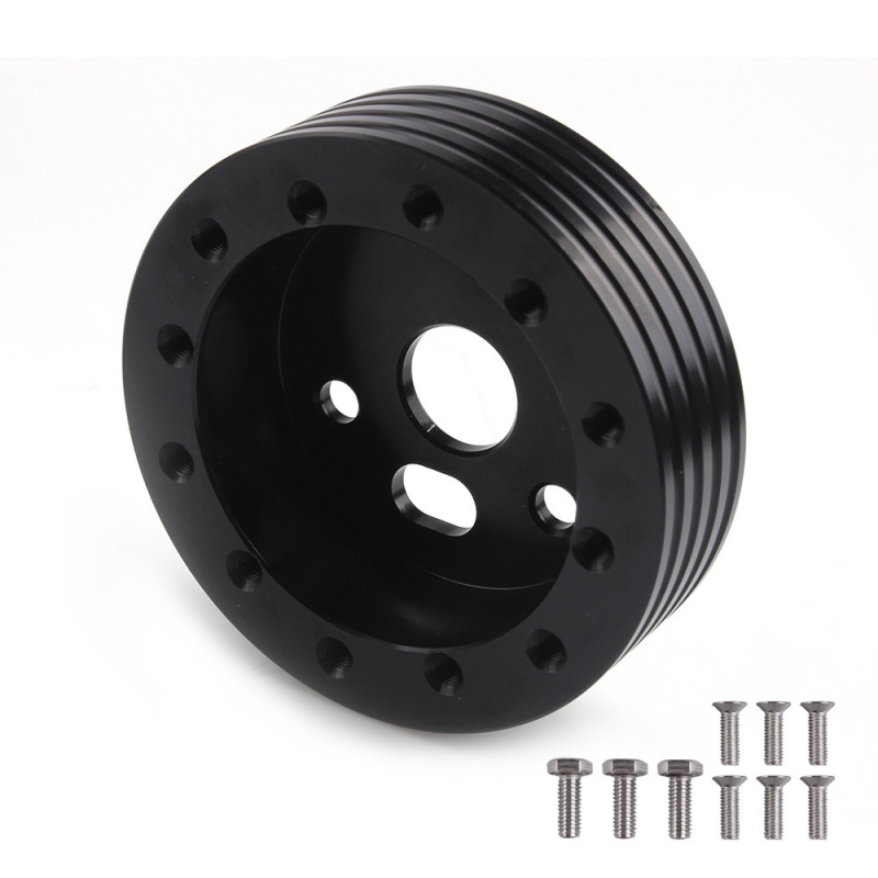 Hliníkový adaptér na stred volantu, prechod z 6 otvorov na 3 otvory, pre väčšinu modelov áut, model STW023, značka RASTP