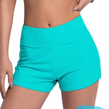 Ženské menštruačné športové nohavičky, stredný pás, tkanina z nylonu (85% nylon), podšívka rozkroku 100% polyester, fyziologická funkcia