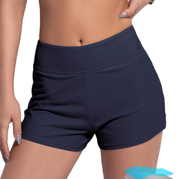 Ženské menštruačné športové nohavičky, stredný pás, tkanina z nylonu (85% nylon), podšívka rozkroku 100% polyester, fyziologická funkcia