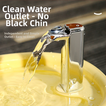 Zásobník na vodu pre mačky s automatickým filtrom, odnímateľný dizajn a USB rozhranie