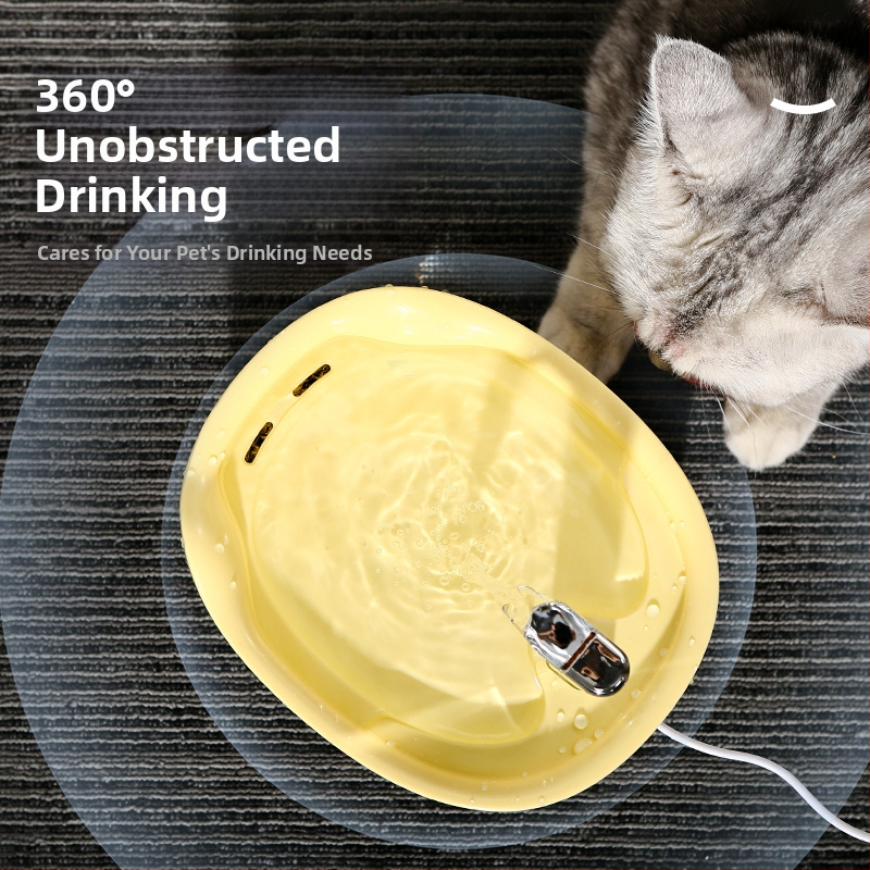 Zásobník na vodu pre mačky s automatickým filtrom, odnímateľný dizajn a USB rozhranie