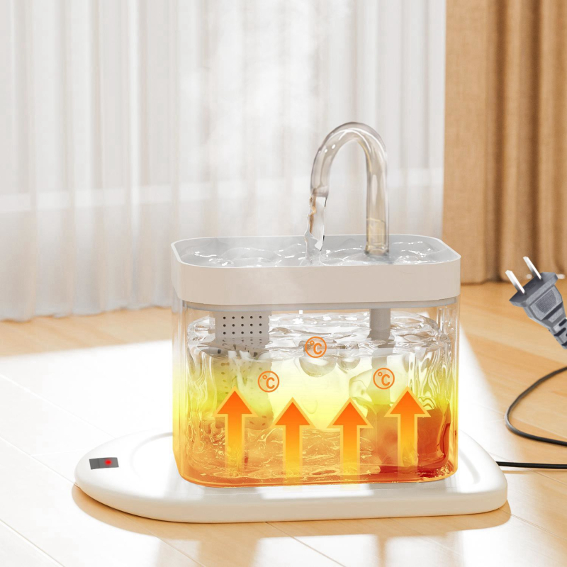 Dávkovač vody pre mačky s automatickou cirkuláciou a systémom kŕmenia