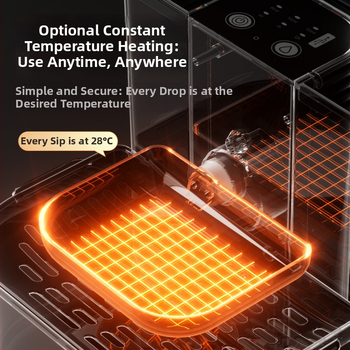 Inteligentný zásobník vody pre domáce zvieratá s konštantnou teplotou a sklopným tokom, kompatibilný s aplikáciou, odnímateľný pre psy a mačky