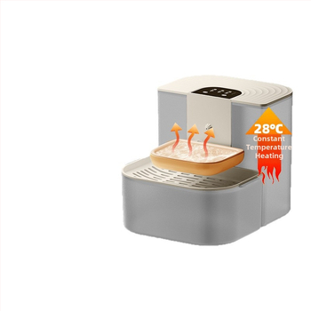 Inteligentný zásobník vody pre domáce zvieratá s konštantnou teplotou a sklopným tokom, kompatibilný s aplikáciou, odnímateľný pre psy a mačky