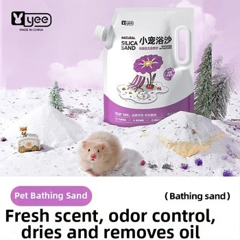 Pješčani za kupanje hrčaka — dezodorirajući učinak, pakiranje 20 kom., podrijetlo Shandong, za hrčke