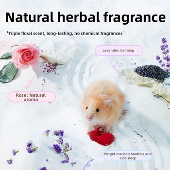 Pješčani za kupanje hrčaka — dezodorirajući učinak, pakiranje 20 kom., podrijetlo Shandong, za hrčke