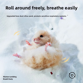 Pješčani za kupanje hrčaka — dezodorirajući učinak, pakiranje 20 kom., podrijetlo Shandong, za hrčke