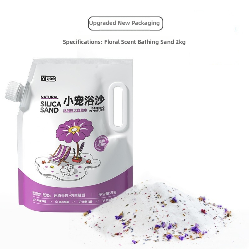 Pješčani za kupanje hrčaka — dezodorirajući učinak, pakiranje 20 kom., podrijetlo Shandong, za hrčke