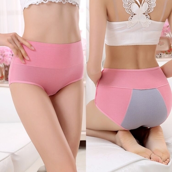 Dámske menštruačné nohavičky z bambusového vlákna, stredný pás, bavlnená podšívka v rozkroku, viskóza 95%