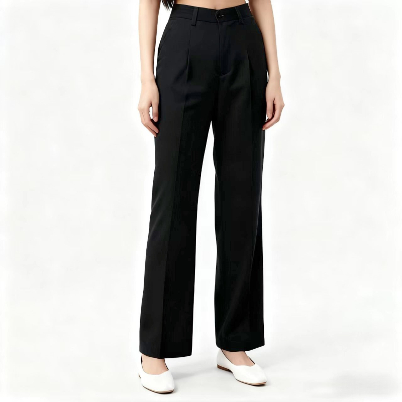 Blazer pre ženy so zúženým pásom, vzor herringbone, špičatý golier, dvojradové gombíky, zmes polyesteru a viskozý