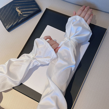 CHUXINSTILL Slnečná manžeta na ruku s perlou, štýl Lady/Sweet/Princess, leto 2023