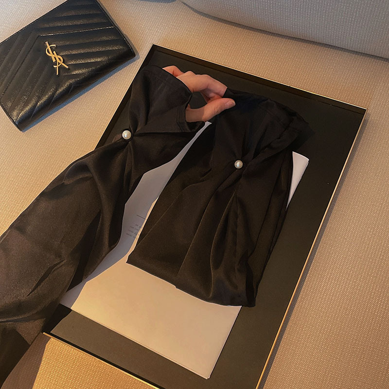 CHUXINSTILL Slnečná manžeta na ruku s perlou, štýl Lady/Sweet/Princess, leto 2023