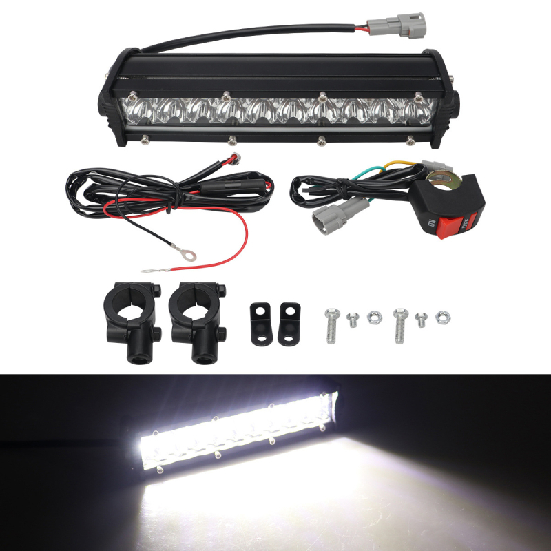LED pracovné svetlo s 20 LED, dvojradý pás, hliníková zliatina, 12–24V, IP67, model motor271