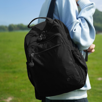 Női divatú, minimalist stílusú hátizsák utazáshoz, könnyű, nagy kapacitású, kompatibilis 16 hüvelykes laptophoz