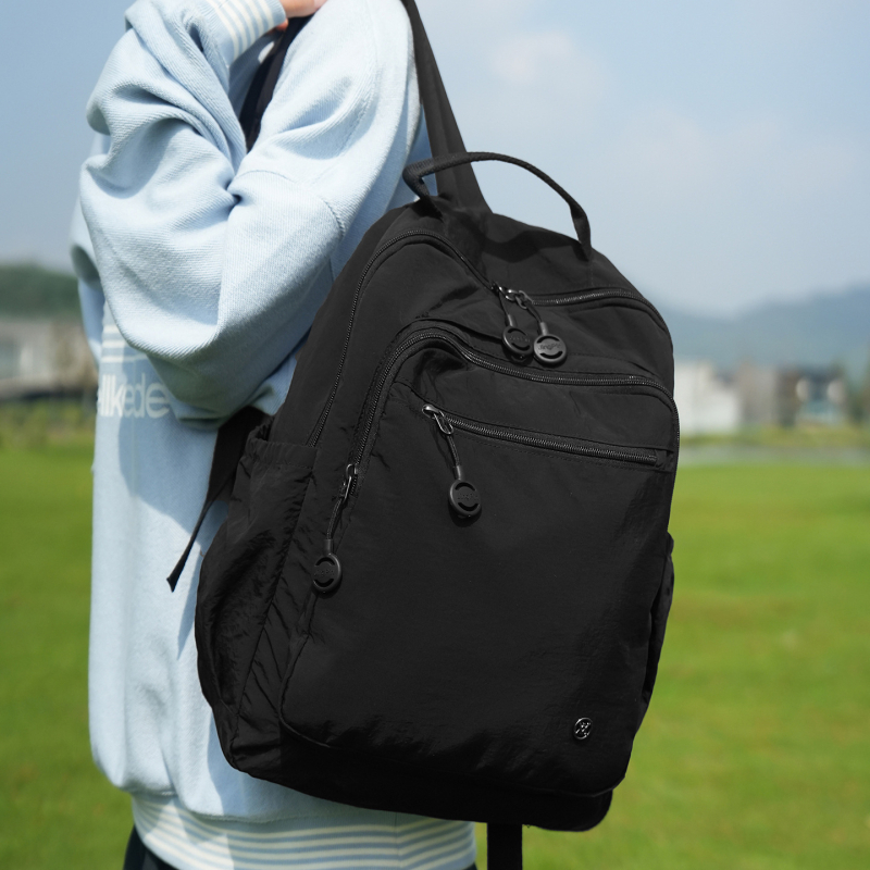 Női divatú, minimalist stílusú hátizsák utazáshoz, könnyű, nagy kapacitású, kompatibilis 16 hüvelykes laptophoz