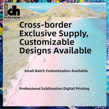 Pánske plážové nohavice – letné šortky s potlačou, 100% polyester, zmes chemických vlákien