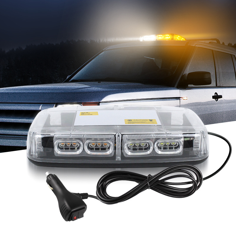 Automobilska plafonska LED svjetiljka visoke snage s 36 LED, magnetski četverostrani upozoravajući signal za vozila spašavanja i kamione
