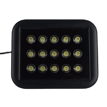 LED doplnkové svetlo pre bezpečnostný dohľad, 12–15W, 220V AC, 1500 lm, 6000–6500K, IP65, infračervené svetlo pre rozpoznávanie evidenčných čísel na parkoviskách