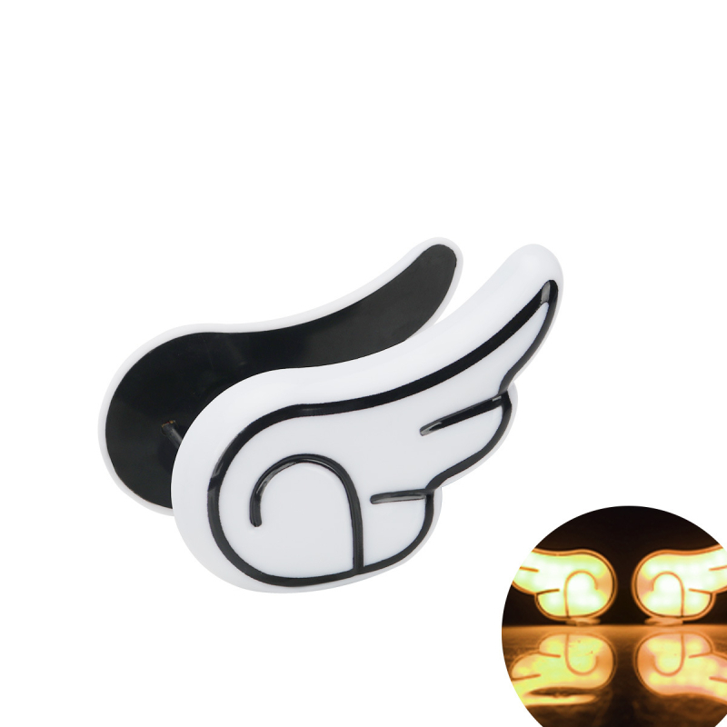 Motocykel svetlo DRL163 s krídlovým orlím okom (12V, plast)