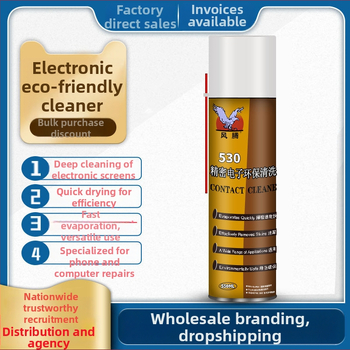 Wind 530 čistiaca tekutina pre všeobecnú elektroniku, mobilné telefóny a počítače; prchavé rozpúšťadlo; 400 g