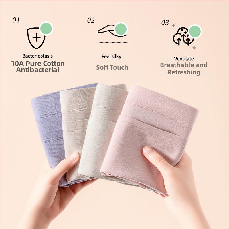 Naiste menstruatsioonialused, kõrge vöökoht, lekkekindel, peamine materjal 95% puuvill, intiimvooder 100% puuvill