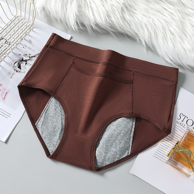 Ženské menštruačné nohavičky, vysoký pás, proti úniku, hlavný materiál 95% bavlna, podšitie 100% bavlna