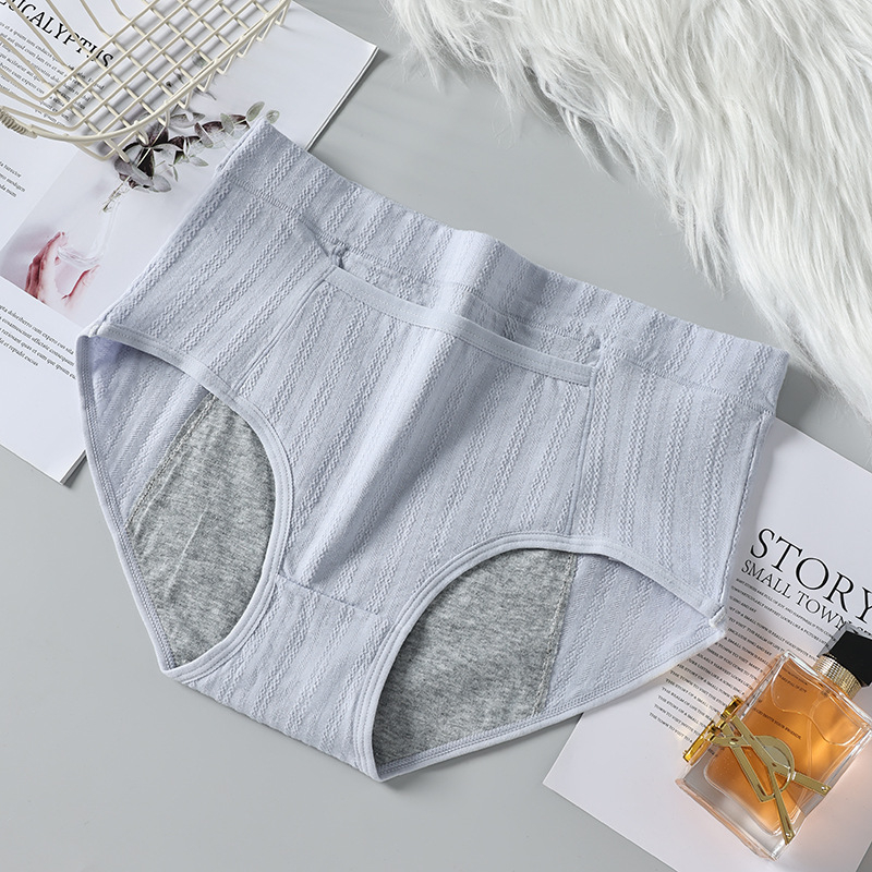 Ženské menštruačné nohavičky, vysoký pás, proti úniku, hlavný materiál 95% bavlna, podšitie 100% bavlna