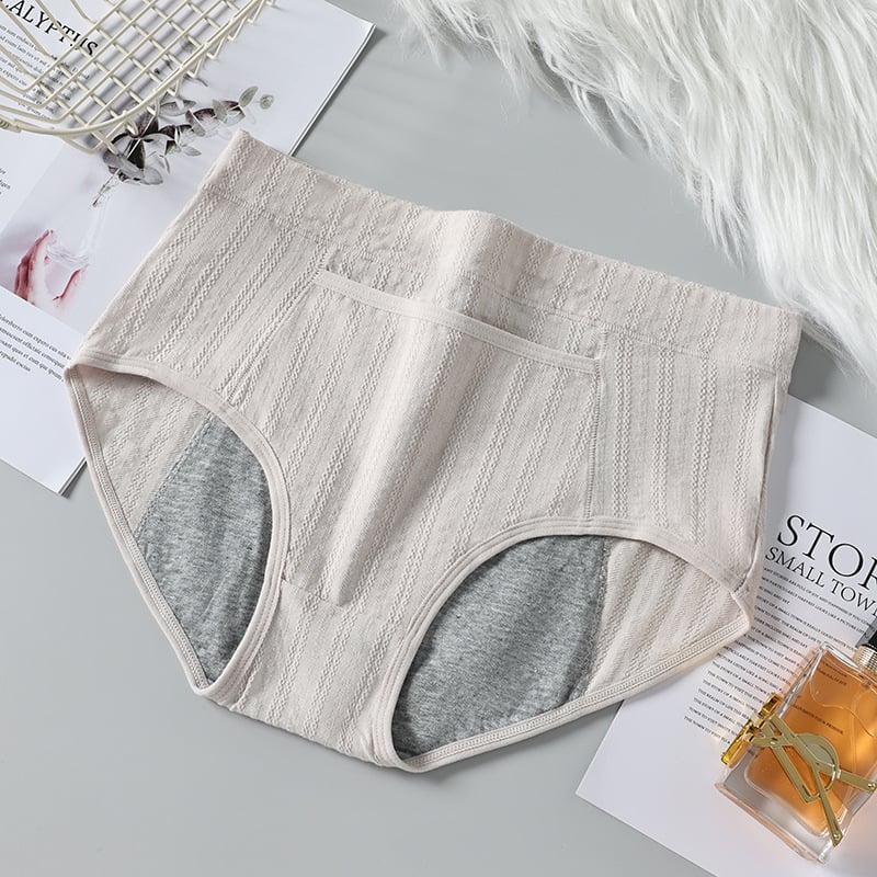 Ženské menštruačné nohavičky, vysoký pás, proti úniku, hlavný materiál 95% bavlna, podšitie 100% bavlna