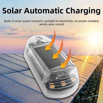 LED solárne strešné svetlo pre nákladné vozidlá a pickupy – bezdrôtovo, svetlo strobe a pilotné svetlo, model warning020, 12V, PVC, univerzálna kompatibilita, prispôsobiteľné