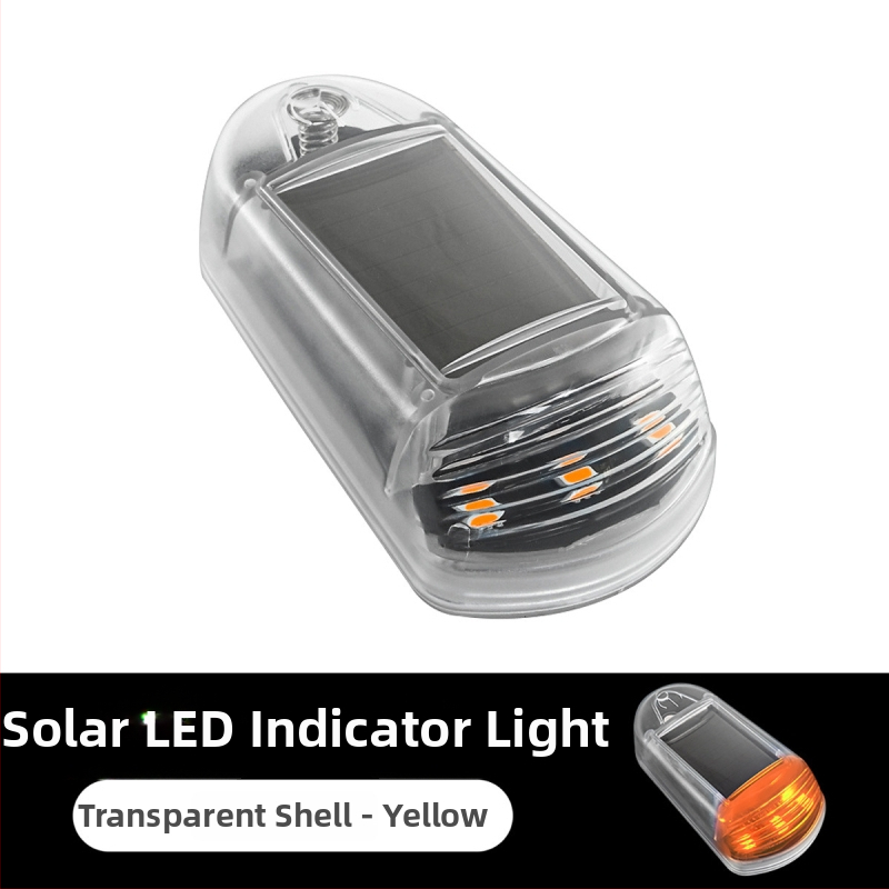 LED solárne strešné svetlo pre nákladné vozidlá a pickupy – bezdrôtovo, svetlo strobe a pilotné svetlo, model warning020, 12V, PVC, univerzálna kompatibilita, prispôsobiteľné