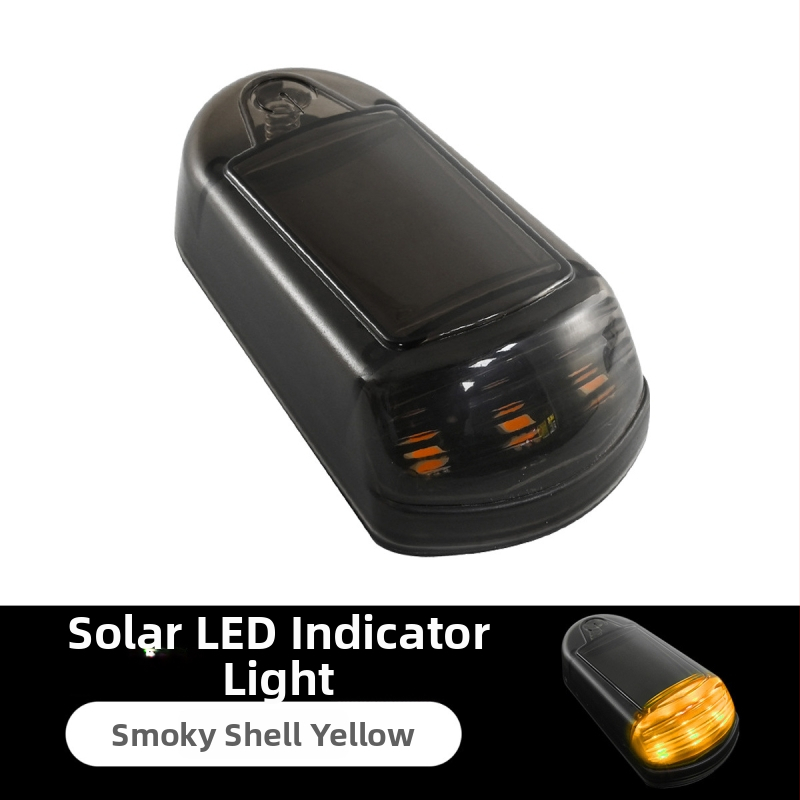 LED solárne strešné svetlo pre nákladné vozidlá a pickupy – bezdrôtovo, svetlo strobe a pilotné svetlo, model warning020, 12V, PVC, univerzálna kompatibilita, prispôsobiteľné