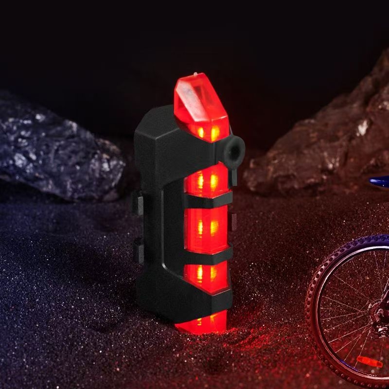 Zadnja svjetiljka za planinski bicikl s motivom Gypsophila, paralelna laserska zraka, punjivo višebojno osvjetljenje, sigurnosno upozorenje za noćnu vožnju