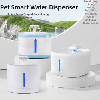 YOMI Inteligentná napájačka pre domáce zvieratá pre mačky a psy — Automatické filtrovanie a cirkulácia, Funkcia proti preschnutiu, Odnímateľný dizajn, Veľká kapacita