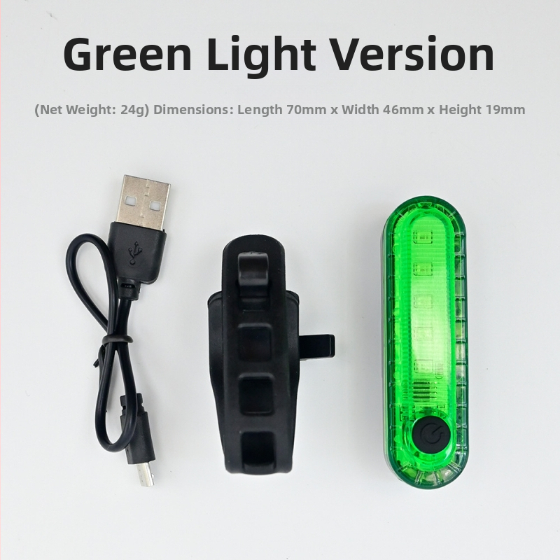 Zadné svetlo na horské kolo s nabíjateľnou funkciou, na nočné jazdy, blikajúci režim, kompatibilné s horskými, cestnými a balansnými bicyklami