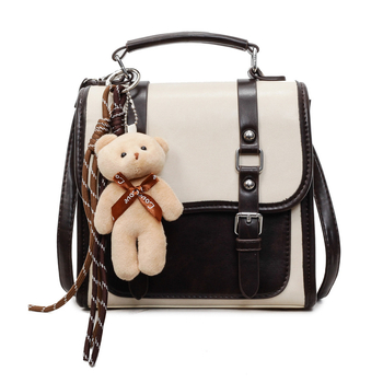 Dámska konvertibilná taška: batoh alebo cez rameno | mestský minimalistický štýl, PU materiál, zapínanie s klapkou, polyesterová podšívka, 2025 zima